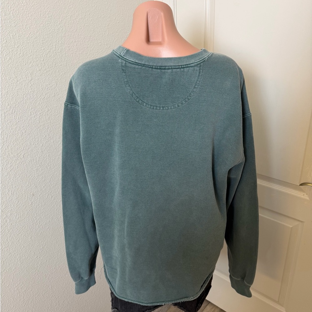 Green Cape May New Jersey Crew Sweatshirt Sz L - Picture 3 of 4